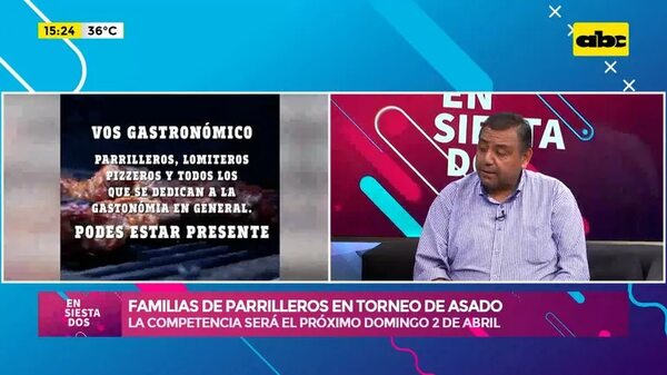 Video: Familias de parrilleros en un torneo de asado - Ensiestados - ABC Color
