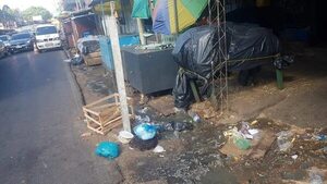 Denuncian pestilencia en medio del mercado de San Lorenzo - Nacionales - ABC Color