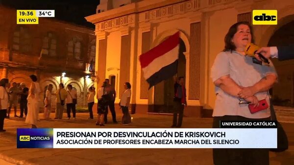 Video: Presionan por desvinculación de Kriskovich - ABC Noticias - ABC Color
