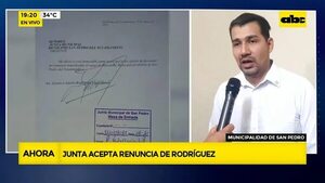 Video: Junta acepta renuncia de Rodríguez - ABC Noticias - ABC Color