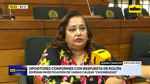 Video: Opositores conformes con respuesta de Rolón - ABC Noticias - ABC Color