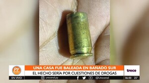 Desconocidos balearon una casa en el Bañado Sur - trece