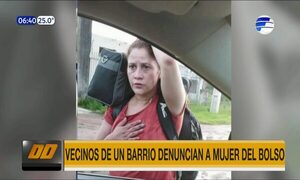 Vecinos denuncian a ''mujer del bolso'' por robos domiciliarios | Telefuturo