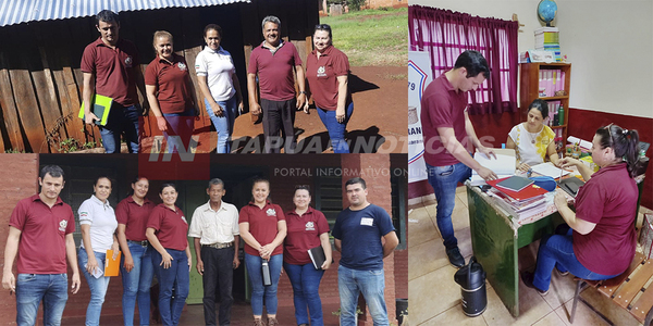 REALIZAN VISITAS A INSTITUCIONES EDUCATIVAS DE COMUNIDADES INDÍGENAS PARA LOGRAR MEJORAS - Itapúa Noticias
