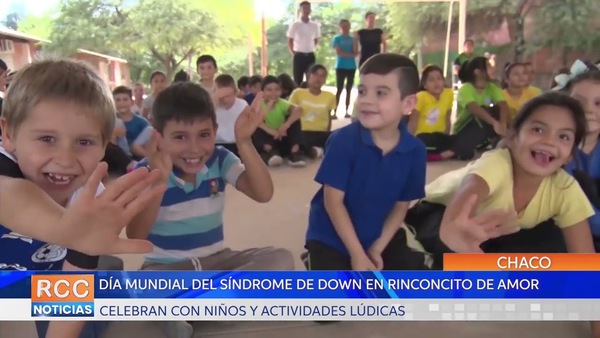 La Fundación Rinconcito de Amor viene realizando actividades por el Día Mundial del Sindrome de Down