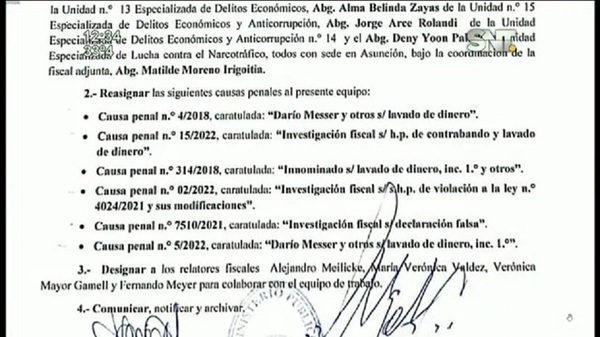 Fiscalía General: Resignaron las causas cajoneadas - SNT