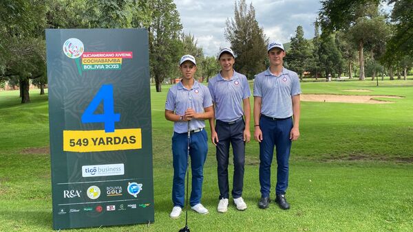 Equipo masculino de golf se ubica tercero en el Sudamericnao - La Tribuna
