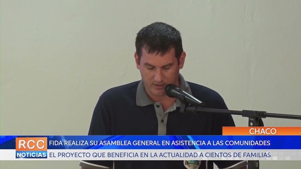 FIDA realiza su asamblea general donde informan acerca de la gestión y asistencia a las comunidades