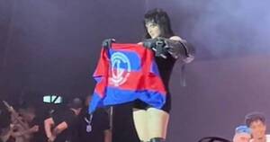 La Nación / “¿Es de Olimpia?”: La anécdota de Rosalía con la bandera de Cerro desata polémica