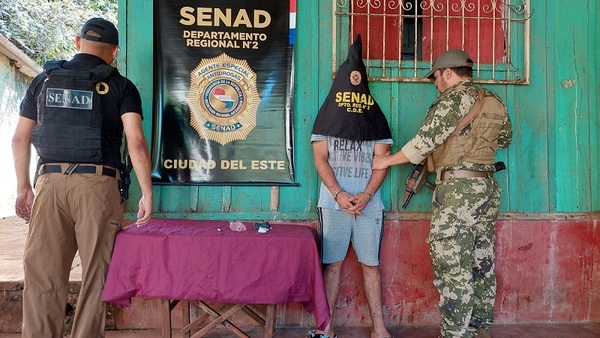 Intervienen vivienda por venta de cocaína y marihuana en Presidente Franco