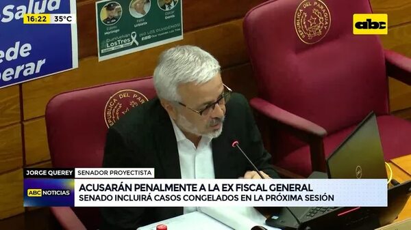 Video: Acusarán penalmente a la ex fiscala general - ABC Noticias - ABC Color