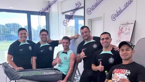 Tras su lesión, Derlis González inicia su recuperación en la Villa Olimpia