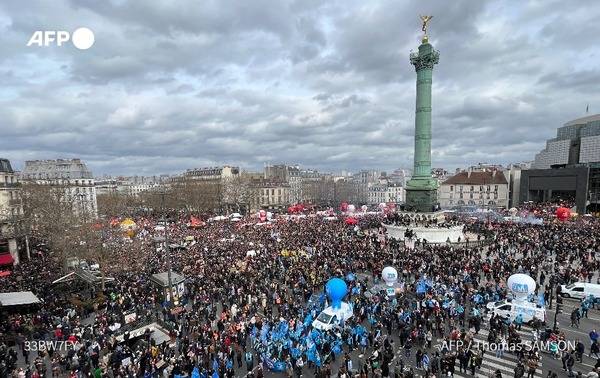 Protestas en Francia: Reportan al menos 80 detenidos y 123 policías heridos - Megacadena — Últimas Noticias de Paraguay