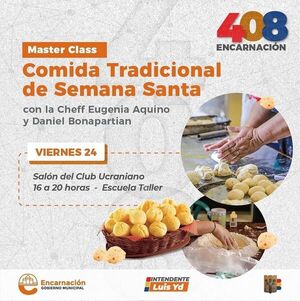Invitan a la mayor fiesta gastronómica en el marco de los 408 aniversario de Encarnación