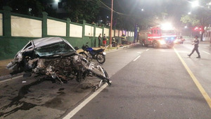 Alta velocidad habría provocado grave accidente sobre Mariscal López