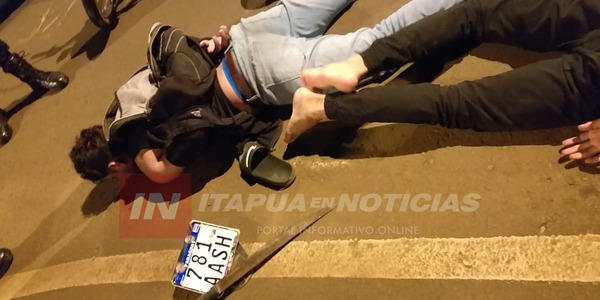 DOS APREHENDIDOS POR INTENTO DE HURTO EN ENCARNACIÓN - Itapúa Noticias