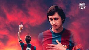 Barça recuerda a Johan Cruyff a siete años de su muerte
