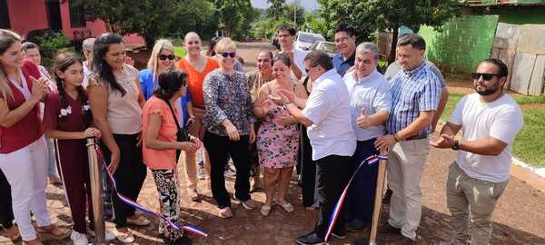 Comuna habilita tramo de empedrado en el barrio Nueva Esperanza de Encarnación