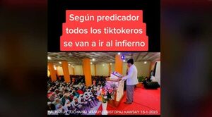 Pastor evangélico advierte que los Tiktokeros "se van a ir al infierno"