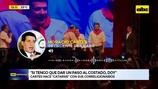 Cartes: ‘’Si tengo que dar un paso al costado, doy’' - ABC Noticias - ABC Color