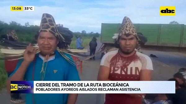 Video: Cierre del tramo de la ruta bioceánica - ABC Noticias - ABC Color