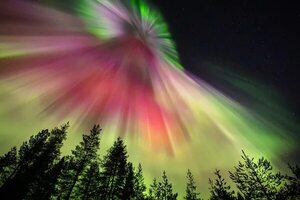 Auroras boreales se estudian con luz artificial en el cielo de Suecia  - Tecnología - ABC Color