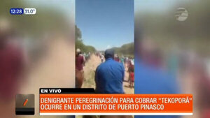 Denigrante peregrinación para cobrar ''Tekoporã'' | Telefuturo