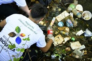 Itaipu impulsa limpieza del arroyo Hu´i Rupa y minga ambiental en barrios de Hernandarias