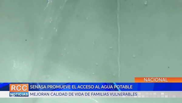 Senasa promueve el acceso al agua potable y mejora calidad de vida de familias vulnerables