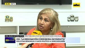 Video: Centro de Estudios Judiciales sobre Jorge Bogarín	 - ABC Noticias - ABC Color
