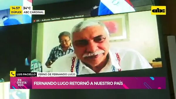 Video: Fernando Lugo retornó a nuestro país  - Ensiestados - ABC Color