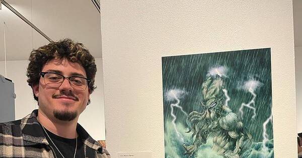 La Nación / ¡Rumbo a su graduación! Hijo de Marc Anthony expone su arte en famosa galería