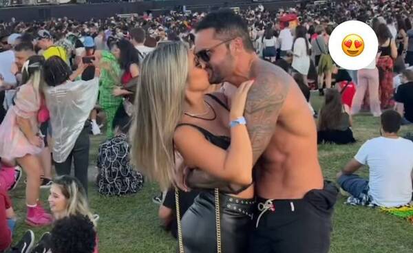 Anahí Sánchez se muestra a los besos con su nuevo galán