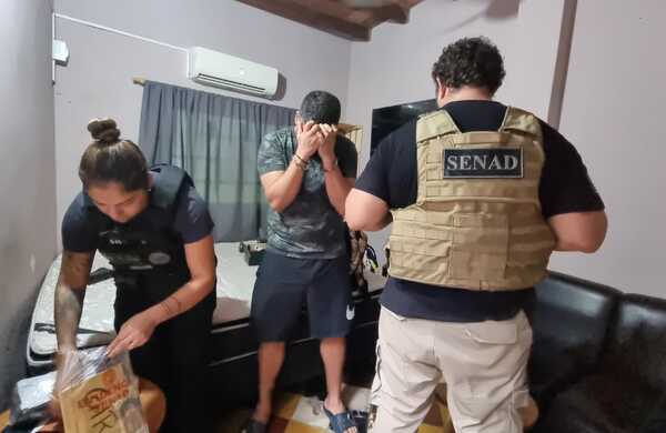 Cae importante proveedor de cocaína en el barrio Loma San Jerónimo de Asunción | 1000 Noticias