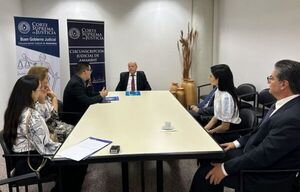 Presidente de la CSJ se reunió con profesionales del Derecho de Amambay