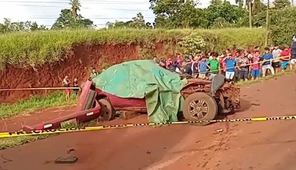 Hombre y tres niños mueren en choque frontal en Alto Paraná  - ABC en el Este - ABC Color