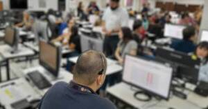 La Nación / Realizan simulacro del TREP con observadores