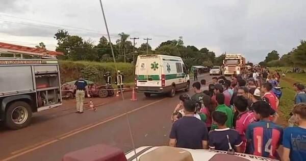 La Nación / Tres niños y un adulto perdieron la vida en accidente ocurrido en Hernandarias