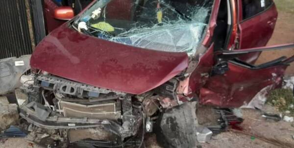 Conductor de bolt ñandereja en terrible choque sobre Acceso Sur