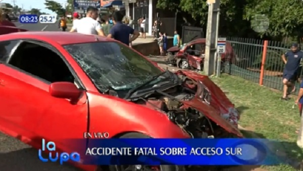 Reportan accidente fatal sobre Acceso Sur
