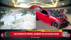Accidente fatal sobre ex Acceso Sur - C9N