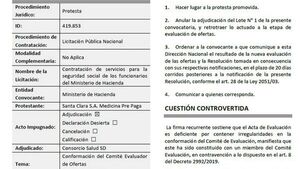 Cuenta regresiva en Hacienda para adjudicar seguro médico