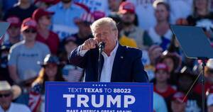 La Nación / Trump arremetió contra fiscal al arrancar campaña electoral en Texas