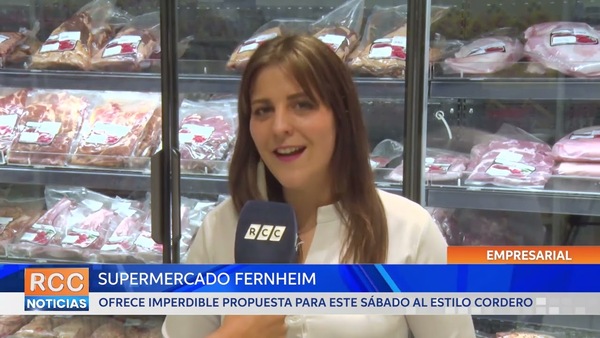 Supermercado Fernheim contará este sábado con degustaciones al estilo cordero