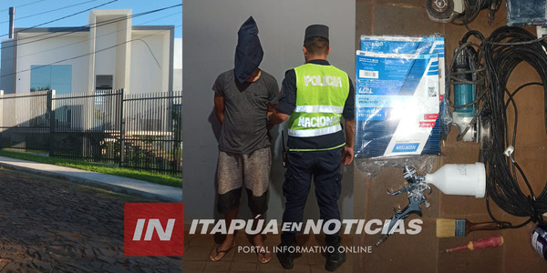 SUJETO FUE APREHENDIDO MIENTRAS HURTABA EN UNA VIVIENDA - Itapúa Noticias