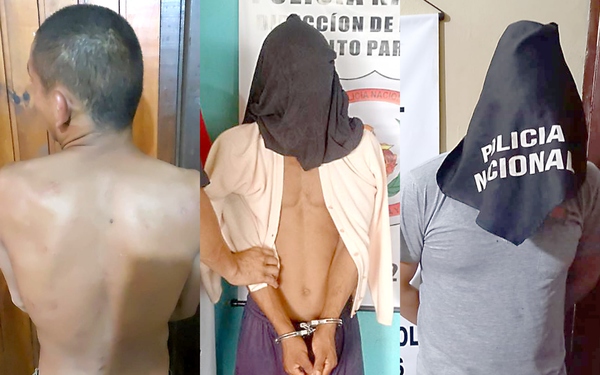 Cuatro violentos sujetos detenidos durante el fin de semana en Alto Paraná