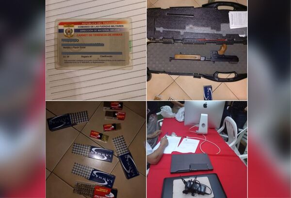 Sujeto con antecedentes por estafa fue detenido tras allanamiento en barrio Santo Domingo - Megacadena — Últimas Noticias de Paraguay