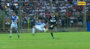 [VIDEO] Pelotero de Ameliano gatilla luego de una dudosa falta donde ligó la roja ante Olimpia