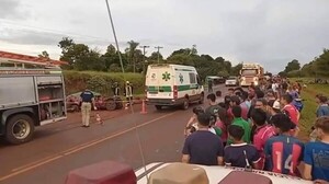 Mueren cuatro niños y un hombre tras accidente de tránsito en Hernandarias - trece