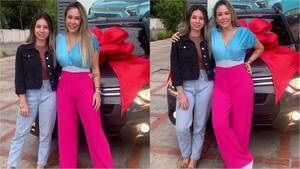 [VIDEO] Hija de exmodelo ligó camionetaza para empezar la facu